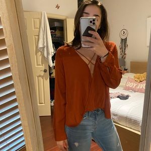 UO Long Sleeve Blouse
